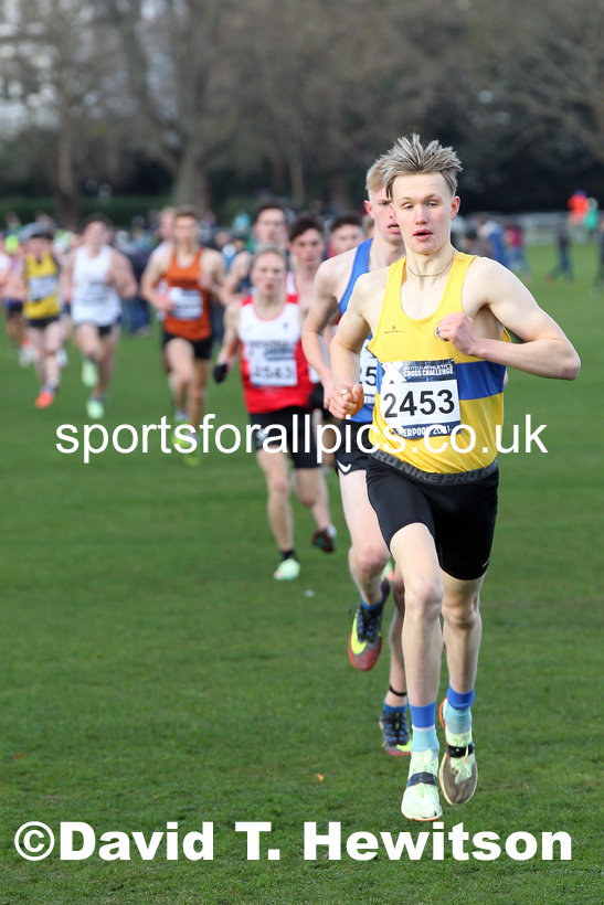 Mens under-20s, European Cross Country Championships Trials, Sefton Park, Liverpool. Photo: David T. Hewitson/Sports for All Pics